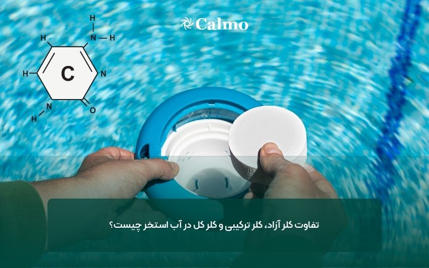 تفاوت کلر آزاد، کلر ترکیبی و کلر کل در آب استخر چیست؟