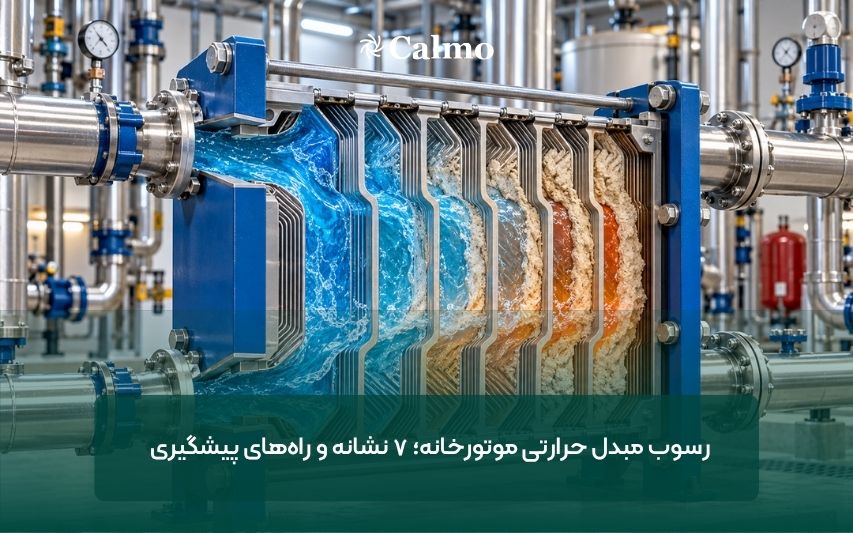 رسوب مبدل حرارتی موتورخانه؛ ۷ نشانه و راه‌های پیشگیری
